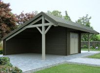 Chalet grange bois brut - 40m2