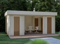 ABRI SALON AVEC PERSIENNES - 21.50M2