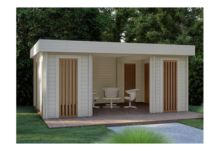 ABRI SALON AVEC PERSIENNES - 21.50M2