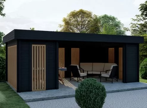 ABRI SALON PERSIENNES - 27M2