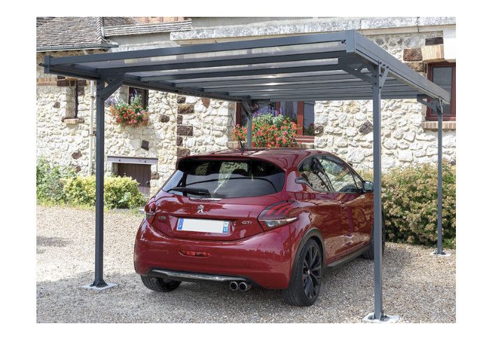 CARPORT ALUMINIUM TOIT PLAT