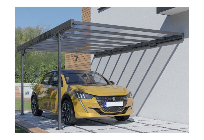 CARPORT ALUMINIUM ADOSSÉ