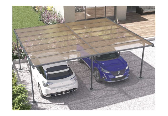 CARPORT ALUMINIUM DOUBLE