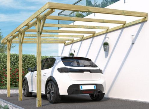 82 idées de Carport et auvents  abri voiture, carport bois, abris voiture  bois