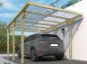 ABRI VOITURE BOIS TRAITE 15.6M2