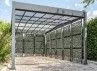 CARPORT ALUMINIUM 2 PANS + 8 CLAUSTRAS