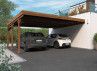 Carport Adossé Double - 30.6M2