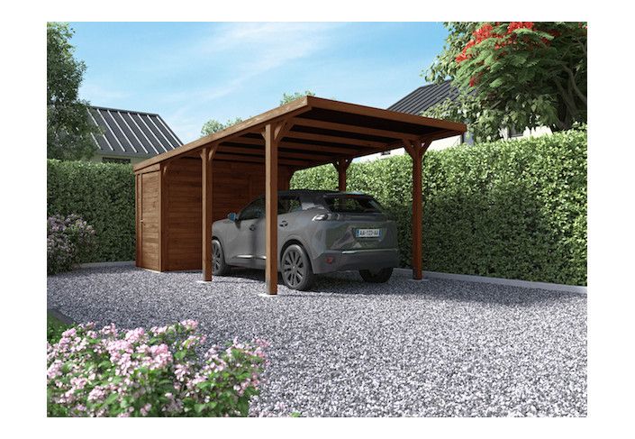 Carport Bois + Atelier - 14.4M2