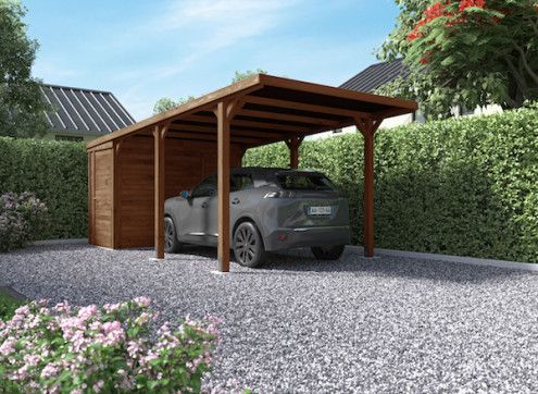 Carport Bois + Atelier - 14.4M2