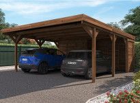 Carport Double Avec Remise - 31.7M2