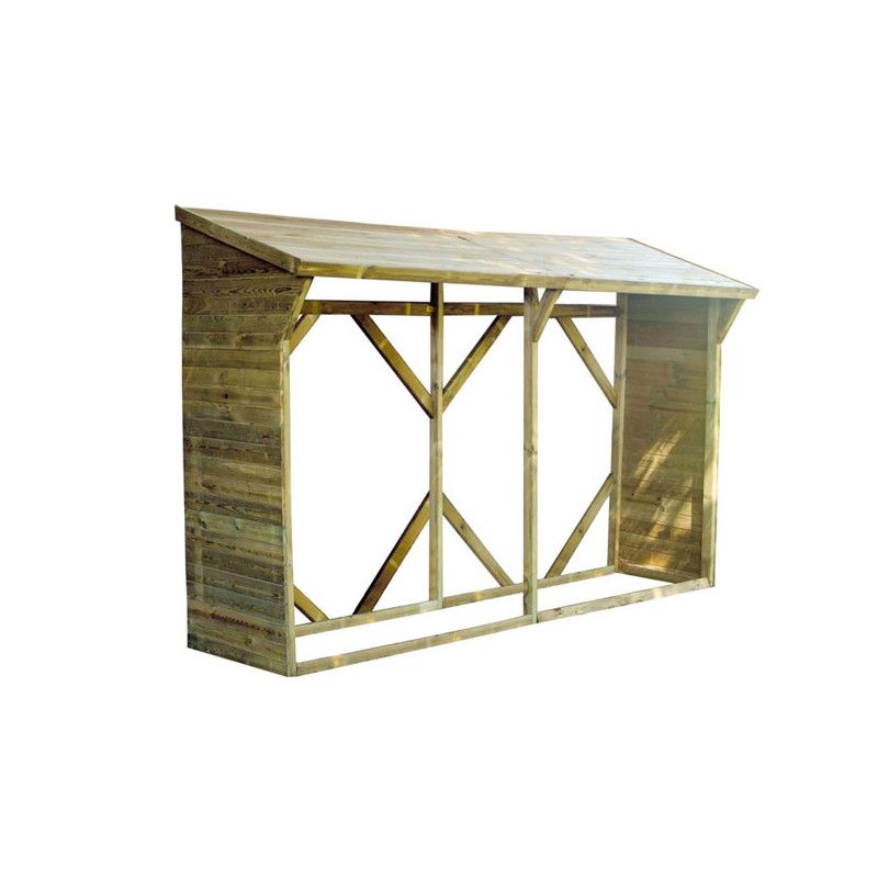 Abri de stockage du bois pour un stockage élégant de votre bois de chauffage