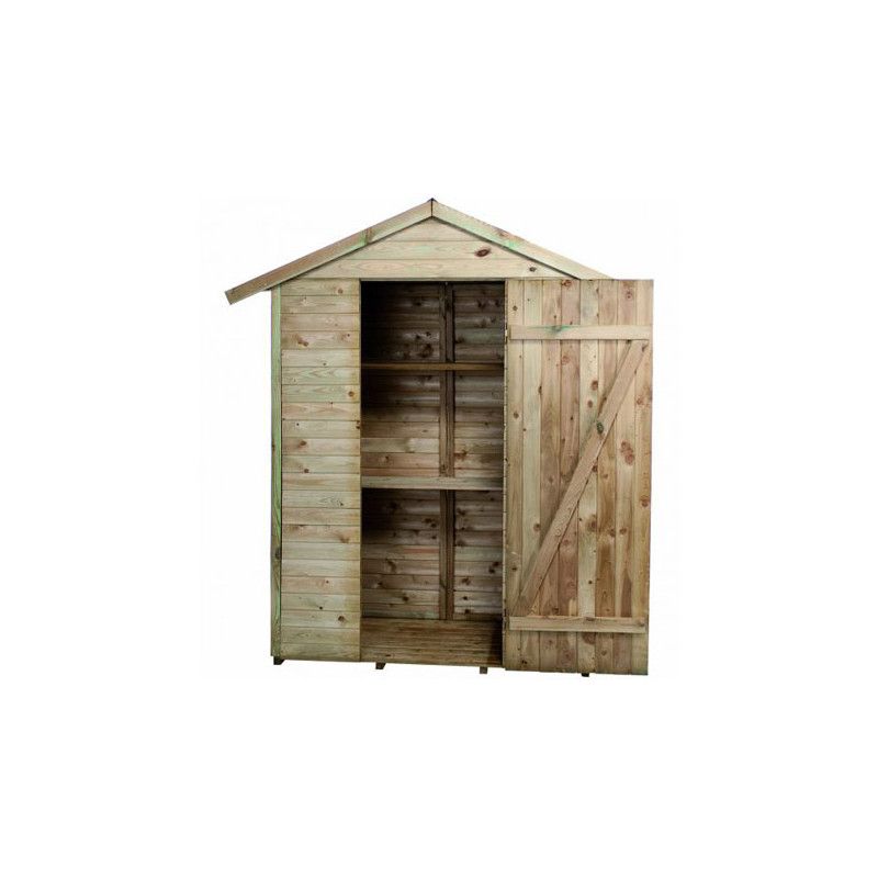 Armoire extérieure en bois traité 120 x 60 cm Léo - Forest Style