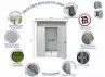 ABRI JARDIN METAL 3.32 m²