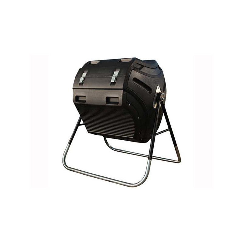 VEVOR Composteur de Jardin Rotatif 270 L Bac à Compost avec Deux Chambres  Composteur à Tambour en Acier Inox Créer Compostage Réussi en 4 à 6  Semaines Pour Constant de Compost Cultiver