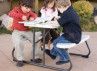 Table bancs monobloc pliant enfant