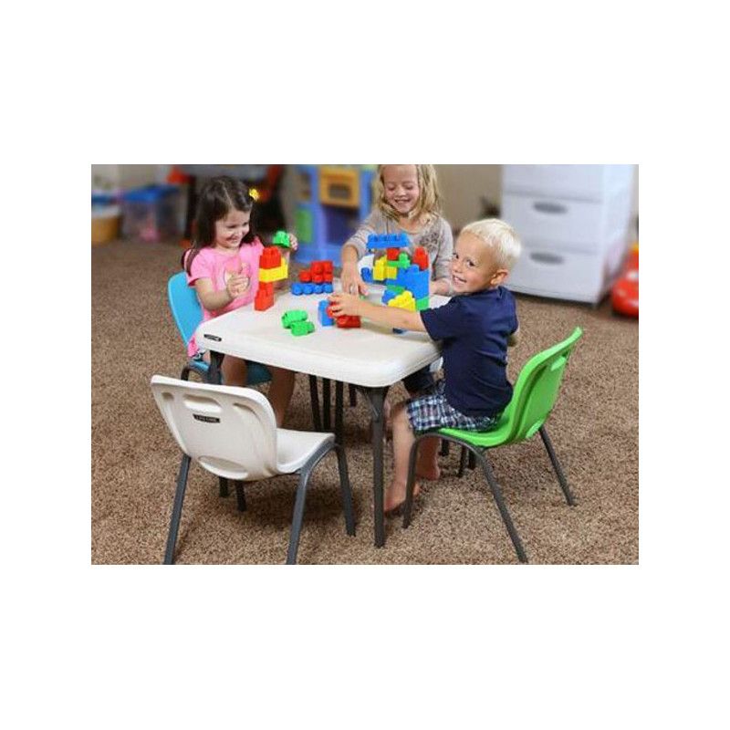 Table Pliante Carrée pour Enfants - 4 Personnes