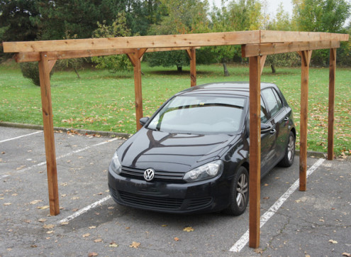 Garage / Toitures / Abris pour voitures en Bois