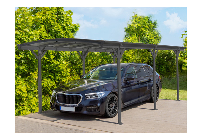 Carport cintré en aluminium