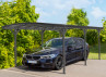 Carport cintré en aluminium - 17m2