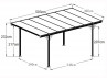 Carport aluminium / polycarbonate