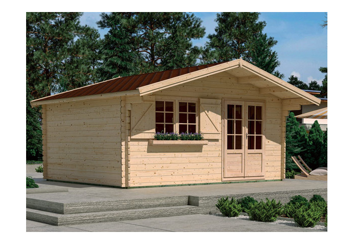 Chalet Jardin Bois 44 mm