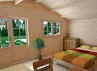 Chalet Jardin Bois 44 mm