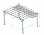 PERGOLA ALU ASPECT BOIS