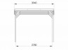 ABRI VOITURE BOIS TRAITE 15.6M2