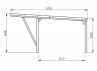 Carport Bois Traité Moderne - 14.8M2