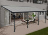 toit terrasse aluminium blanc