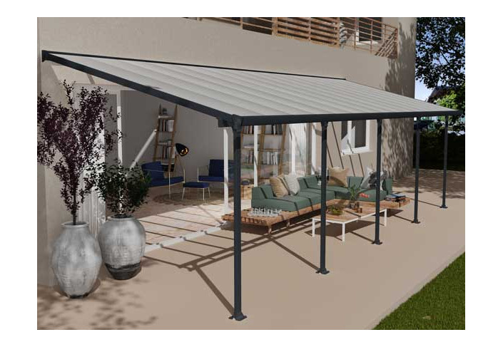 toit terrasse aluminium Gris - 27m2