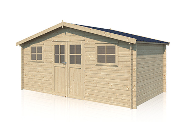 Abri jardin Toit Acier 28 mm - 15m2