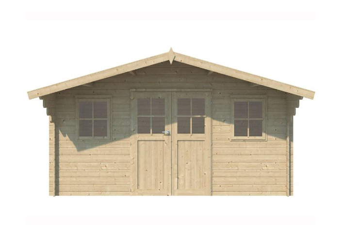 Abri jardin Toit Acier 28 mm - 18m2