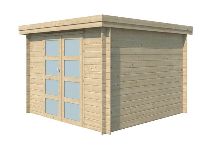 Abri Jardin Moderne Madriers Bois 28mm 9m2