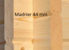 Abri Jardin Moderne Madriers Bois 44mm - Toit plat bac acier -9m2