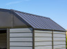 Abri jardin métal toit en croupe - 7.80 m²