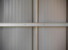 Abri métal portes coulissantes - 1.84 m²
