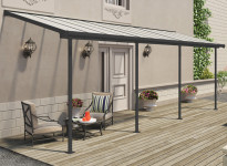 TOIT TERRASSE ALUMINIUM GRIS 15 M2