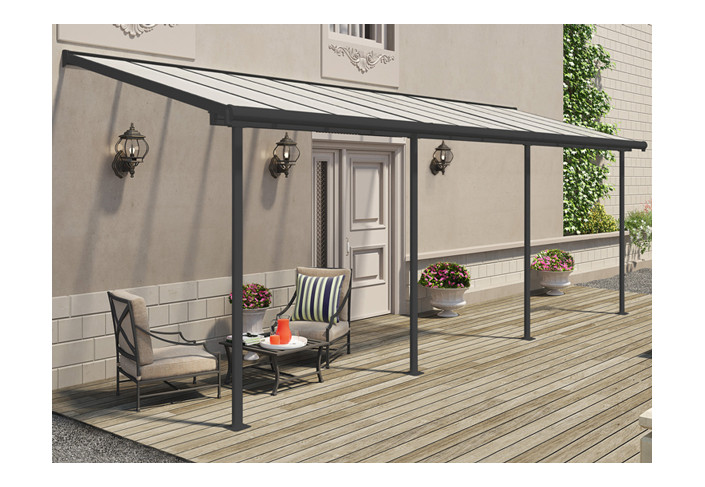 TOIT TERRASSE ALUMINIUM GRIS 15 M2