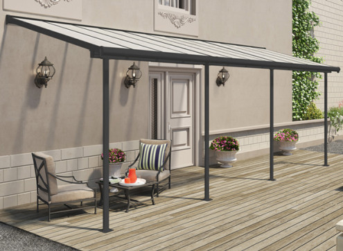 TOIT TERRASSE ALUMINIUM GRIS 15 M2