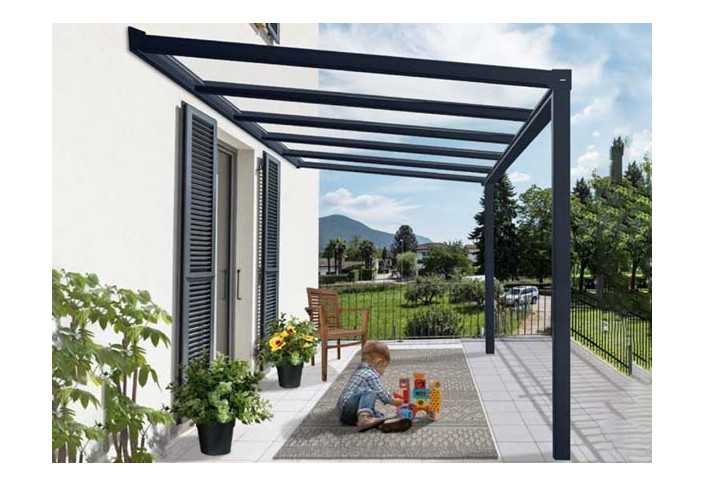 TOIT TERRASSE ALU GRIS 12 M2