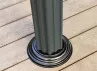 Tonnelle hexagonale Alu - pieds ronds