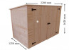 Abri de rangement en bois 2.37 m²