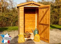 Abri bois traité + plancher 1.35M2