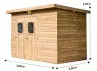 Abri Panneaux bois traité 4.70M2