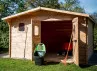 ABRI JARDIN GRANDE HAUTEUR EN BOIS DOUGLAS 12M2 AU SOL