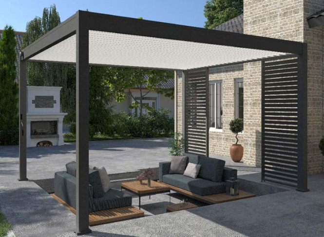 PERGOLA BIOCLIMATIQUE ALU BICOLOR 16M2