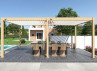 PERGOLA BIOCLIMATIQUE ALU BICOLOR 18M2