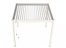 Pergola Bioclimatique Aluminium 9m2 Gris ou Blanc avec Store 3M