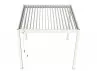 Pergola Bioclimatique Aluminium 9m2 Gris ou Blanc avec Store 3M
